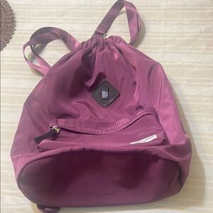Purple Sporty Backpack with Minimalist Design waterproof